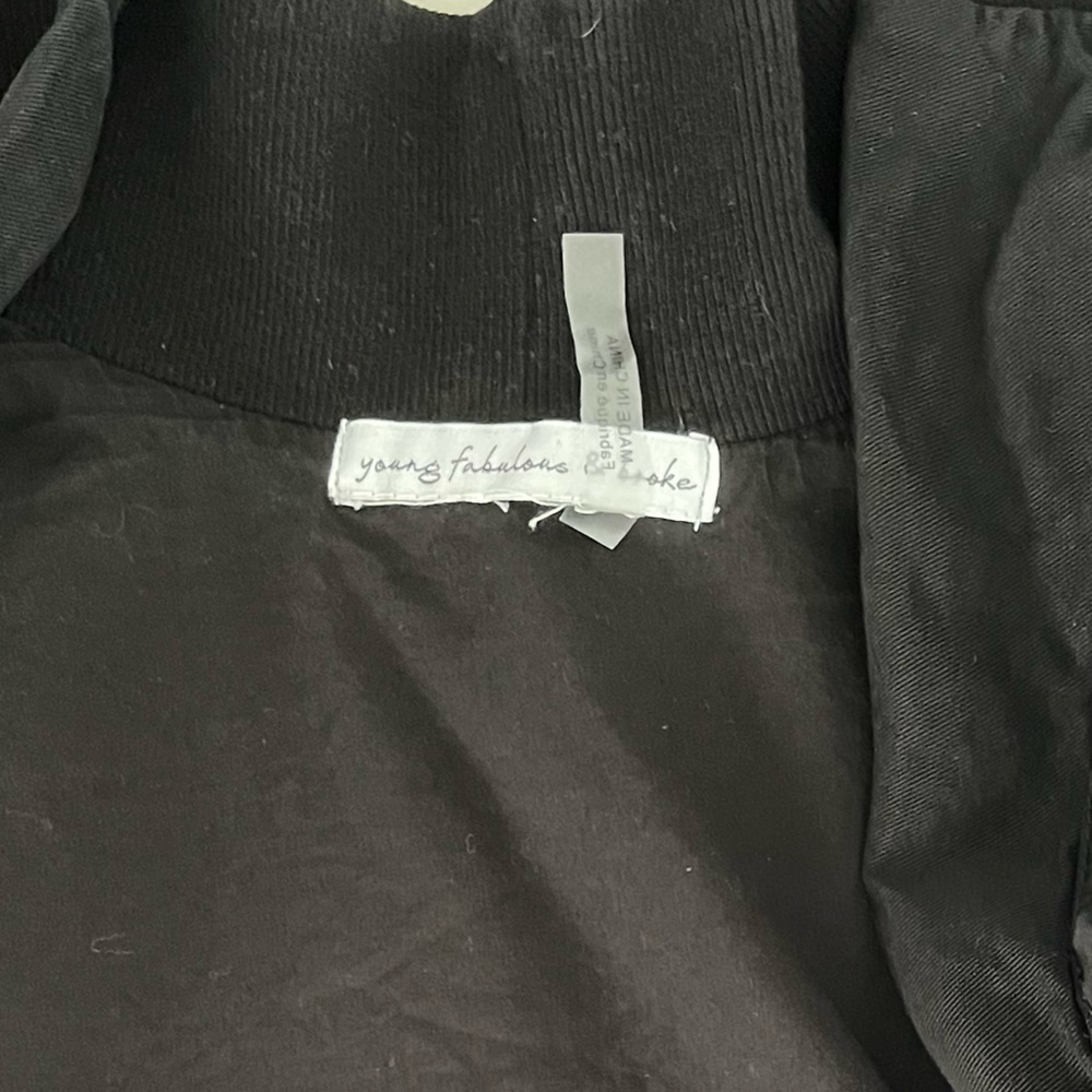 Young Fabulous & Broke/ Fara black reversible, utility cropped/ Size US S - Picture 10 of 17